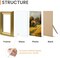 8x10 Picture Frame with Real Glass, Ornate Vintage 8 x 10 Photo Frames